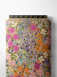 Rose flower style with pink,orange colors