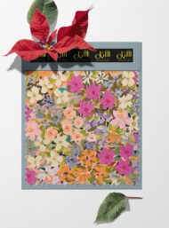 Rose flower style with pink,orange colors - Image 6