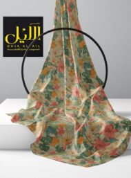 Leaf flower style with orange,green colors - Image 2