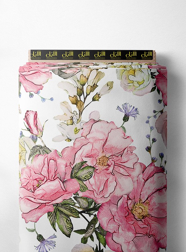 LAI01-2685_1.jpg Petal flower style with pink,white colors - Image 1