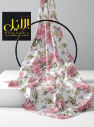 Petal flower style with pink,white colors - Image 2