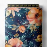 Bloom flower style with orange,yellow colors