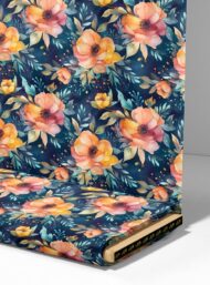 Bloom flower style with orange,yellow colors - Image 4