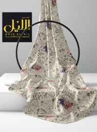 Leaf flower style with pink,green colors - Image 2