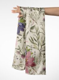 Leaf flower style with pink,green colors - Image 3