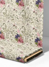 Leaf flower style with pink,green colors - Image 4