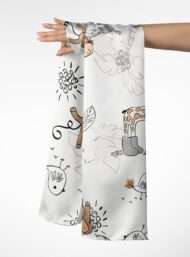 Monkey animal style with orange,brown colors - Image 3