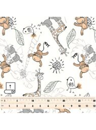 Monkey animal style with orange,brown colors - Image 5