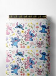 Character animal style with pink,blue colors