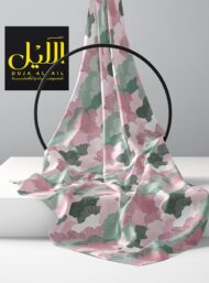 Petal flower style with pink,green colors - Image 2