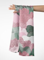 Petal flower style with pink,green colors - Image 3