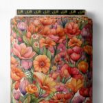 Petal flower style with pink,red colors