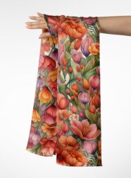 Petal flower style with pink,red colors - Image 3