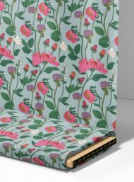 Leaf flower style with pink,green colors - Image 4