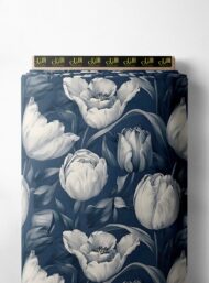 Petal flower style with white,grey colors