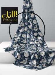 Petal flower style with white,grey colors - Image 2