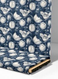 Petal flower style with white,grey colors - Image 4