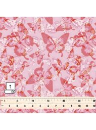 Butterfly flower style with pink,red colors - Image 5