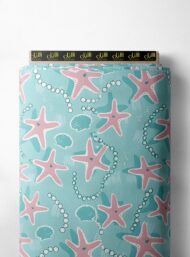 Starfish ocean and sky style with pink,blue colors