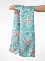 Starfish ocean and sky style with pink,blue colors - Image 3