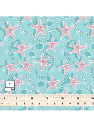 Starfish ocean and sky style with pink,blue colors - Image 5