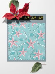 Starfish ocean and sky style with pink,blue colors - Image 6