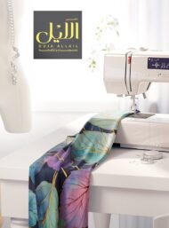 Leaf flower style with blue,purple colors - Image 7