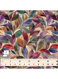 Leaf nature style with brown,green colors - Image 5