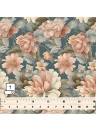 Bloom flower style with pink,green colors - Image 5