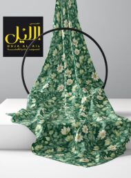 Leaf flower style with green, white colors - Image 2