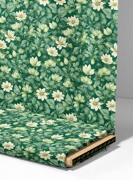 Leaf flower style with green, white colors - Image 4