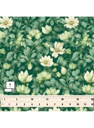 Leaf flower style with green, white colors - Image 5