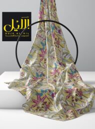 Leaf flower style with green,pink colors - Image 2