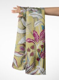 Leaf flower style with green,pink colors - Image 3