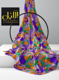 Petal flower style with purple,green colors - Image 2