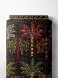 Palm nature style with green,red colors