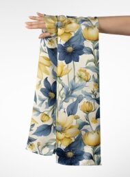 Petal flower style with yellow,blue colors - Image 3