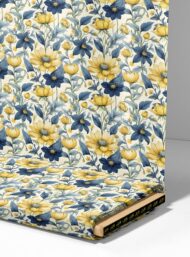 Petal flower style with yellow,blue colors - Image 4