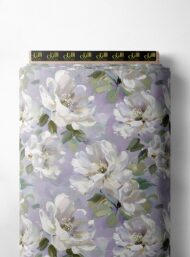 Petal flower style with white,green colors