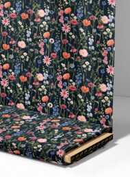 Bloom flower style with pink,green colors - Image 4