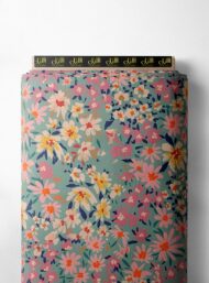 Petal flower style with pink,yellow colors