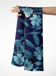 Petal flower style with blue,green colors - Image 3