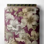 Petal flower style with brown,white colors