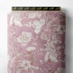 Bloom flower style with pink,white colors