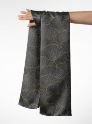 Leaf flower style with grey, black colors - Image 3