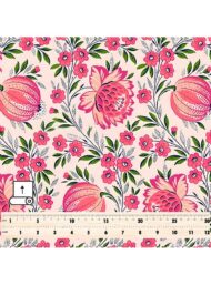 Bloom flower style with pink,green colors - Image 5