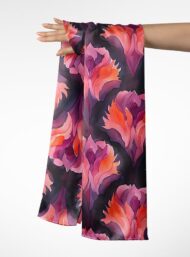 Petal flower style with pink,red colors - Image 3