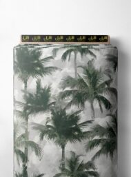 Palm nature style with green,grey colors