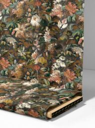 Bloom flower style with brown,green colors - Image 4