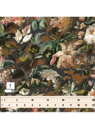 Bloom flower style with brown,green colors - Image 5